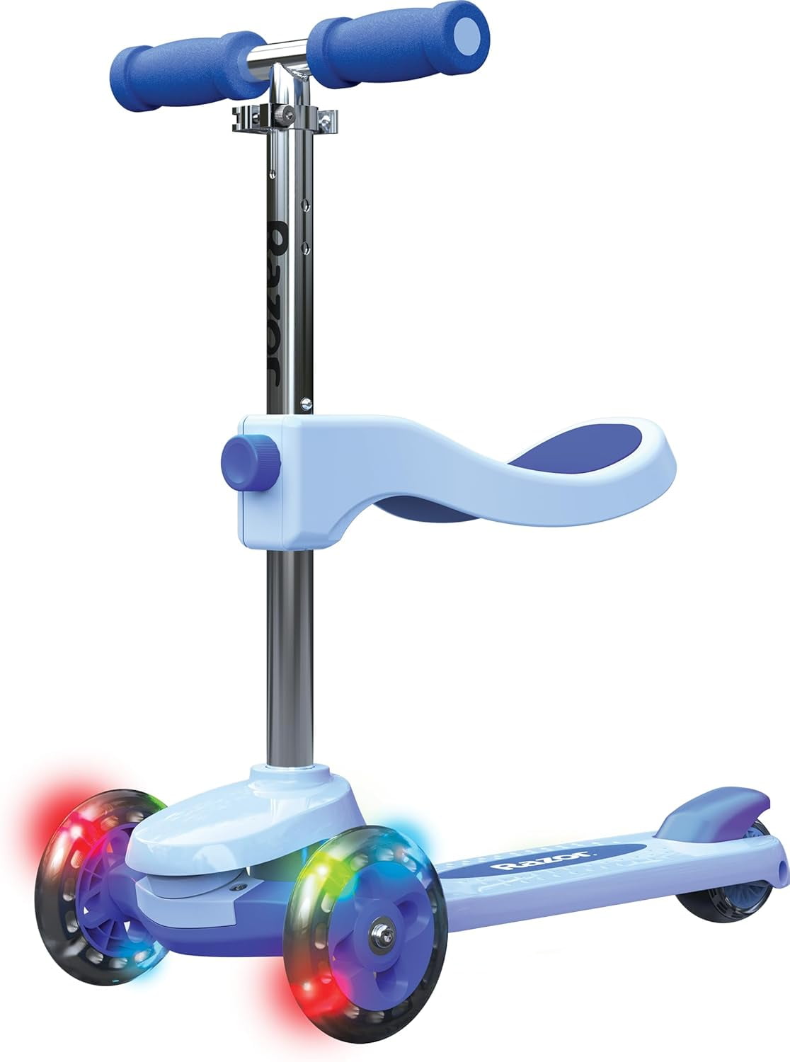 Globber Master 3-Wheel Foldable Scooter for Kids Aged 4 and Up