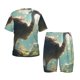 thumbnail image 1 of Balery Majestic Ostrich In Forest Conjunto de Pijama Infantil de Manga Corta con Estampado – Ropa de Dormir de Algodón Suave-4X-Large, 1 of 6
