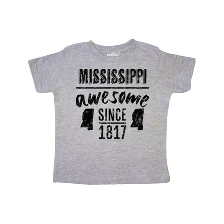 

Inktastic Mississippi Awesome Since 1836 Gift Toddler Boy or Toddler Girl T-Shirt