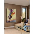 thumbnail image 5 of Marmont Hill Downhill Skiing by McClelland Barclay Painting Print on Canvas, 5 of 7