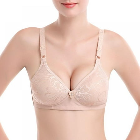 

3/4 Cup Bra Sports Bra Push Up Bra Up Thin Under Thick Bra Women Nursing Underwear Wire Free Gathered Bra