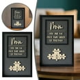 thumbnail image 1 of Customized Wooden Mom Puzzle Sign The Piece That Holds Family Heartwarming Day, 1 of 8