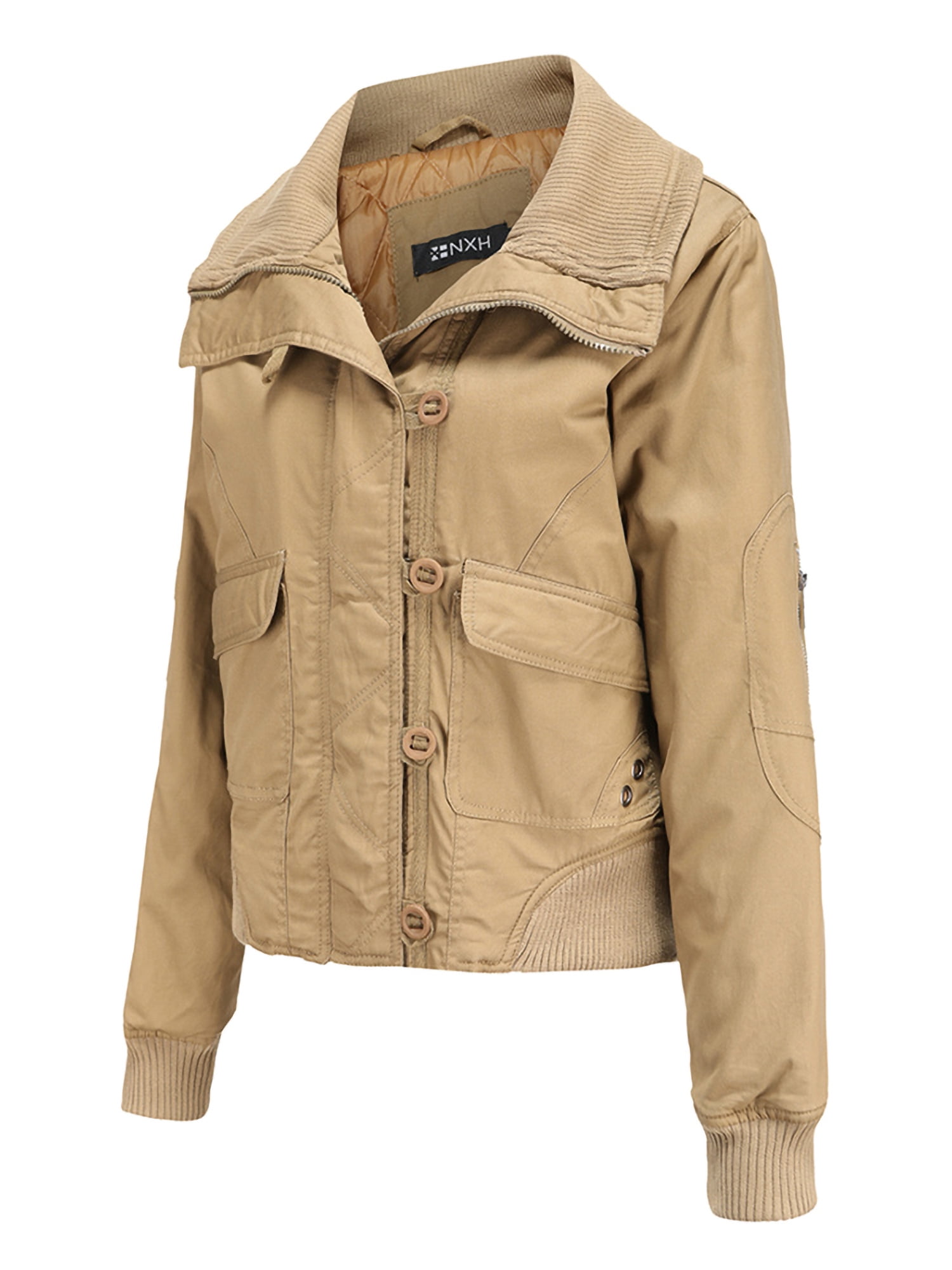 quilted bomber jacket ladies