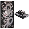 thumbnail image 7 of Coolnut Chinese Traditional Dragon Towels Absorbent Bath Towels Set Soft & Comfortable Towel Set for Home Hotel Decor, 3 Piece Washcloth Gift, 7 of 7