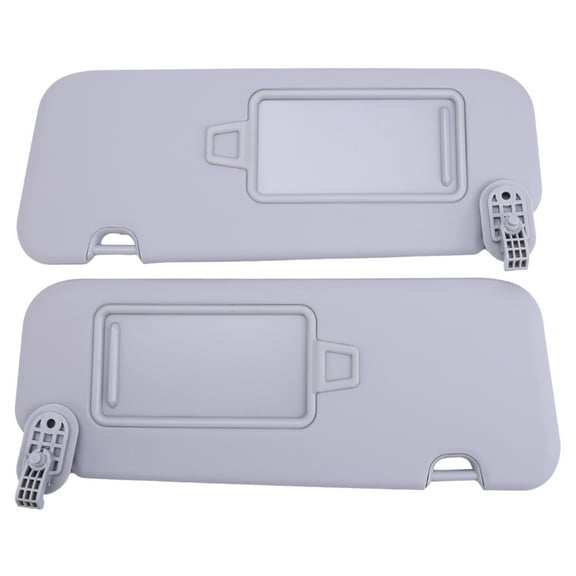HUOEPU Sun Visor Pair Left Driver and Right Passenger Side for Hyundai Elantra 2017-2019 Sun Visor with Mirror Replaces 85210F0100TTX 85220F0100TTX, Gray