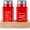 Red, variant on Red Salt and Pepper Shakers Set with Holder - General Glass Salt Shaker with Wood Tray for Kitchen Counter - Red Kitchen Decor and Accessories - for Christmas Kitchen Housewarming Gift - 2.7 oz