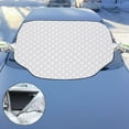 thumbnail image 5 of Qiweii Thickened Car Windshield Snow Cover Sun Shade Protector Waterproof Winter Snow Protection, 5 of 5