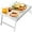 White, variant on Bamboo Bed Tray Table with Foldable Legs, Breakfast Tray for Sofa, Bed, Eating, Working, Used As Laptop Desk Snack Tray by Pipishell