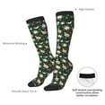 thumbnail image 4 of Honeii Festive Forest Friends Print Long Socks,Novelty Design Socks Gift for Men and Women,Crew Socks,Calf Socks, 4 of 6