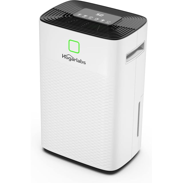 Deshumidificador HOGARLABS PD08GS con control digital, 34 pintas