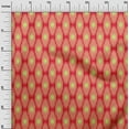 thumbnail image 3 of oneOone Cotton Poplin Twill Orange Fabric Ikat Dress Material Fabric Print Fabric By The Yard 56 Inch Wide, 3 of 4