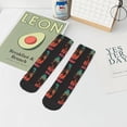 thumbnail image 5 of Salouo Go Surfer Pattern Unisex Middle Tube Socks,Middle-Finger Knee High Socks Over The Calf Tube Stocking Crew Stockings for Women and Men Tube Socks, 5 of 8