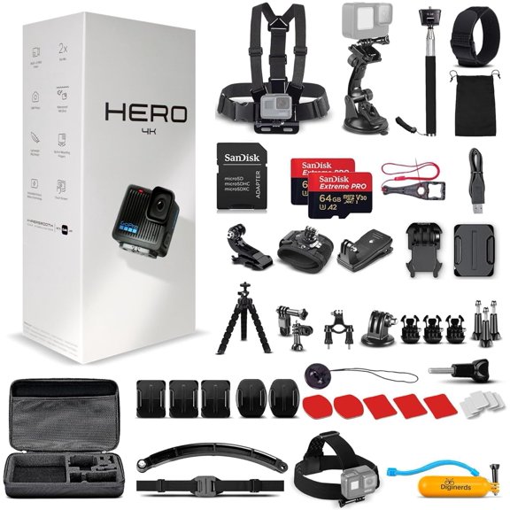 Cámara de acción GoPro Hero Black Compact 4K Ultra HD 12MP
