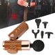 thumbnail image 5 of Pistola de masaje portátil con textura de madera y velocidad ajustable para terapia de tejido muscular profundo, 5 of 8