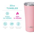 thumbnail image 2 of Swig Life 22oz Tumbler | Insulated Stainless Steel Travel Tumbler | Blush, 2 of 5