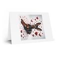 thumbnail image 2 of DistinctInk Greeting Card / Note Card - Valentine's Day Miniature Pinscher - PACK of 1, 2 of 7