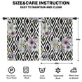 thumbnail image 2 of Blackout Kids Curtains,Pioneer Flower Floral Print Pattern Childrens Insulated Curtains Set Of 2,Bedroom Essentials,Toddler Room Decor 42"x54", 2 of 5