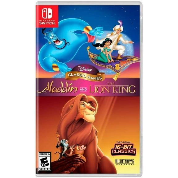 Nighthawk Interactive Disney Classic Games: Aladdin and The Lion King - Nintendo Switch