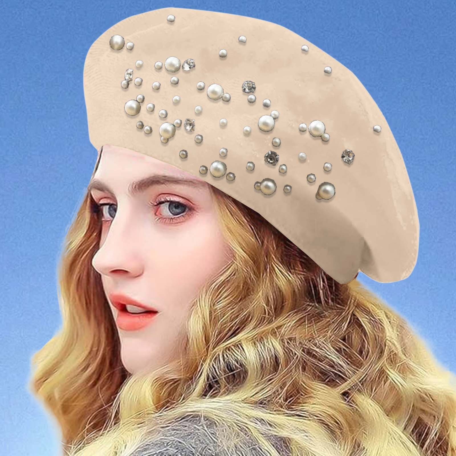 Tiqkatyck Clearance Beret, Women's Casual Caroset Pearl