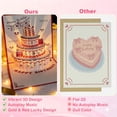 thumbnail image 3 of Lockways Happy Birthday Cards, 3D Musical Birthday Cake Greeting Card with Interactive Lights & Blowable Candle, Birthday Mother's Day Gift for Women, Men, Mom, Wife, Husband, 3 of 7