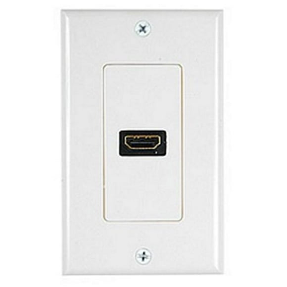 Generic 180 0113 HDMI Wall Plate&#44; 1port&#44; Off-white