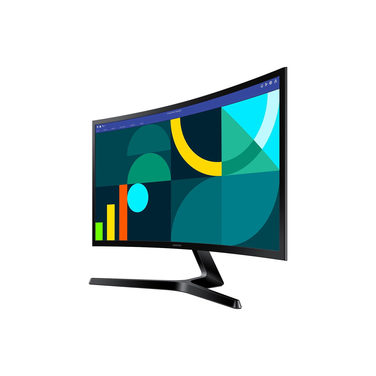 Samsung, LS27D36CGANXZA S36CG Series, 27" 100Hz Curved Monitor FHD (1080P) Black, 1, 1
