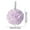 Purple, variant on 80g Mesh Bath Shower Loofah Sponge - Soft Pouf Body Wash Scrubber, Fluffy Bath Scrunchies for Exfoliation, Reusable Shower Loofahs for Daily Bathing,White,5.31in/14cm