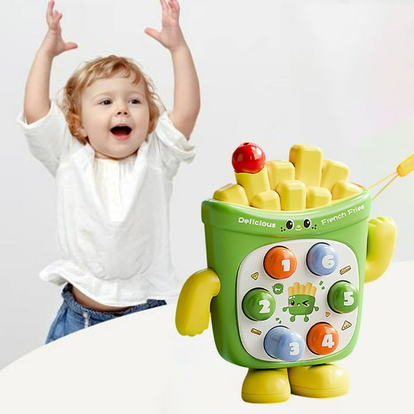 Agiferg Educational Toys Montessori Learning Toys, Palm Mini Press Press Music Baby Early Education Educational Baby Boys and Finger Press Decompression Toys