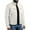 #001 White, variant on Mens Leather Jacket Real Lambskin Cafe Racer Style Leather Biker Jackets For Men White M