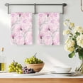 thumbnail image 3 of Pink Flowers Kitchen Towels Set of 3, Watercolor Country Botanical Floral Vines Absorbent Dish Towels for Kitchen, Microfiber Hand Towel, Quick Drying Tea Towel for Cleaning Decorative Dishcloths, 3 of 7