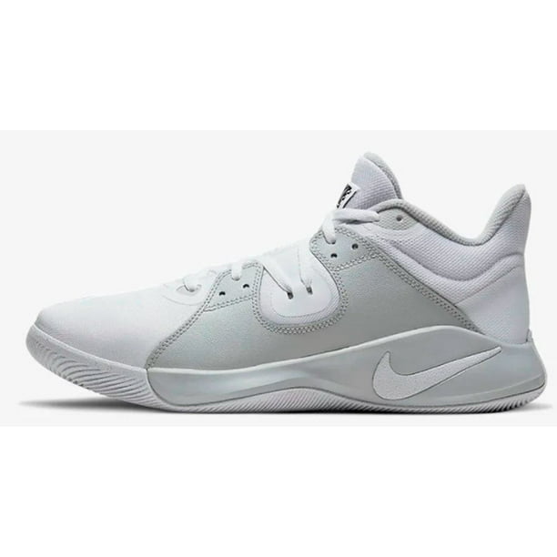 Mens Nike Nike Fly.By Mid Shoe Size: 8.5 White - Black - Grey Fog ...