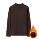 thumbnail image 1 of pstuiky Camisas casuales de manga larga para hombre, Suéter de punto cálido de color sólido de moda informal para hombre, manga larga, top redondo top de hombre s, 1 of 9