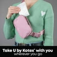 thumbnail image 5 of U by Kotex Ultra-Thin, Regular Absorbency Feminine Pads, 22 Count, 8 Packs, 176 Total, 5 of 6