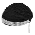 thumbnail image 4 of Pearl Headband,Head Wrap Fashionable Breathable Rhinestone Headband Head Wrap Impressive Results, 4 of 5