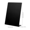 thumbnail image 2 of OULII 4pcs Tabletop Chalkboard Sign in Black PVC for Birthday Parties, 2 of 8