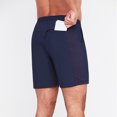 thumbnail image 3 of Mens Pantalones Cortos Deportivos Gimnasio Entrenamiento 7 Pulgadas Inseam con Bolsillos con Cremallera, Correr Ligero Y Pantalones Cortos Deportivos de los Hombres, 3 of 6
