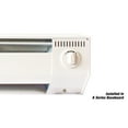 thumbnail image 2 of King Electric Built-In Single Pole Thermostat Kit for K/CB Baseboard, Bright White, BKT1BW, 2 of 2