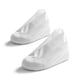thumbnail image 1 of Bewildely 1 par de zapatos botas para la lluvia cubierta impermeable zapatos de lona cubre zapatos reutilizables Paraguas de lluvia blanco S, 1 of 6
