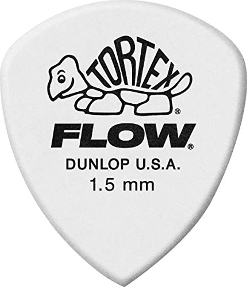 Dunlop Tortex Flow Guitar Picks STD PK-72 1.5 mm 72 Pack