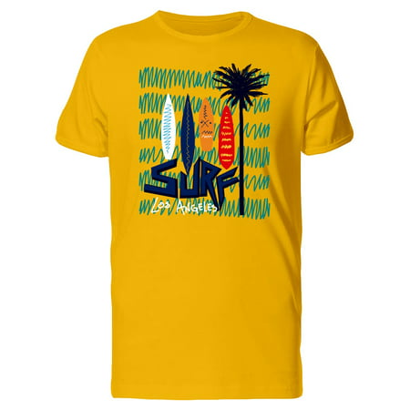 Los Angeles Surf Tropical Palm Tee Men's -Image by