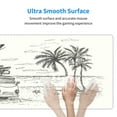 thumbnail image 6 of Disketp Gaming Mouse Pad Summer Vacation Scene With Camping Van Pattern Large Mouse Mat Long Extended Desk Pad Non-Slip Rubber Mice Pads Stitched Edges Thin Pad (11.8x31.5 Inch), 6 of 9
