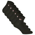 thumbnail image 1 of FILA Calcetines de Cuarto de Milla Unisex, 6 pares - Calcetines cortos, Sport, Logotipo Cintura, uni, 35-46 Negro EU 39-42, 1 of 3