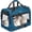 Prussian Blue, variant on Extra Large Cat Carrier for 2 Cats, Collapsible Soft Sided Pet XL Crate for Large Mudium Big Cat 20lbs+, Car Travel Portable Bag for Long Trips Ride 24"x16.5"x16.5"