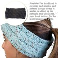 thumbnail image 3 of Sonducket Diadema de invierno para mujer, orejeras de ganchillo, motocicleta para mujer, color negro Accesorio para el cabello Hilo negro Sonducket AP009482-09B, 3 of 6