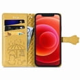 thumbnail image 2 of Funda Cartera FOXDOCK para iPhone 12 Mini , Flip PU con Relieve de Gatos y Perros, Tarjetero y Soporte, 2 of 6
