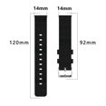thumbnail image 2 of For Garmin Lily 2 Nylon Watch Band Adjustable Pin Buckle 14mm Wrist Strap Replacement, 2 of 2