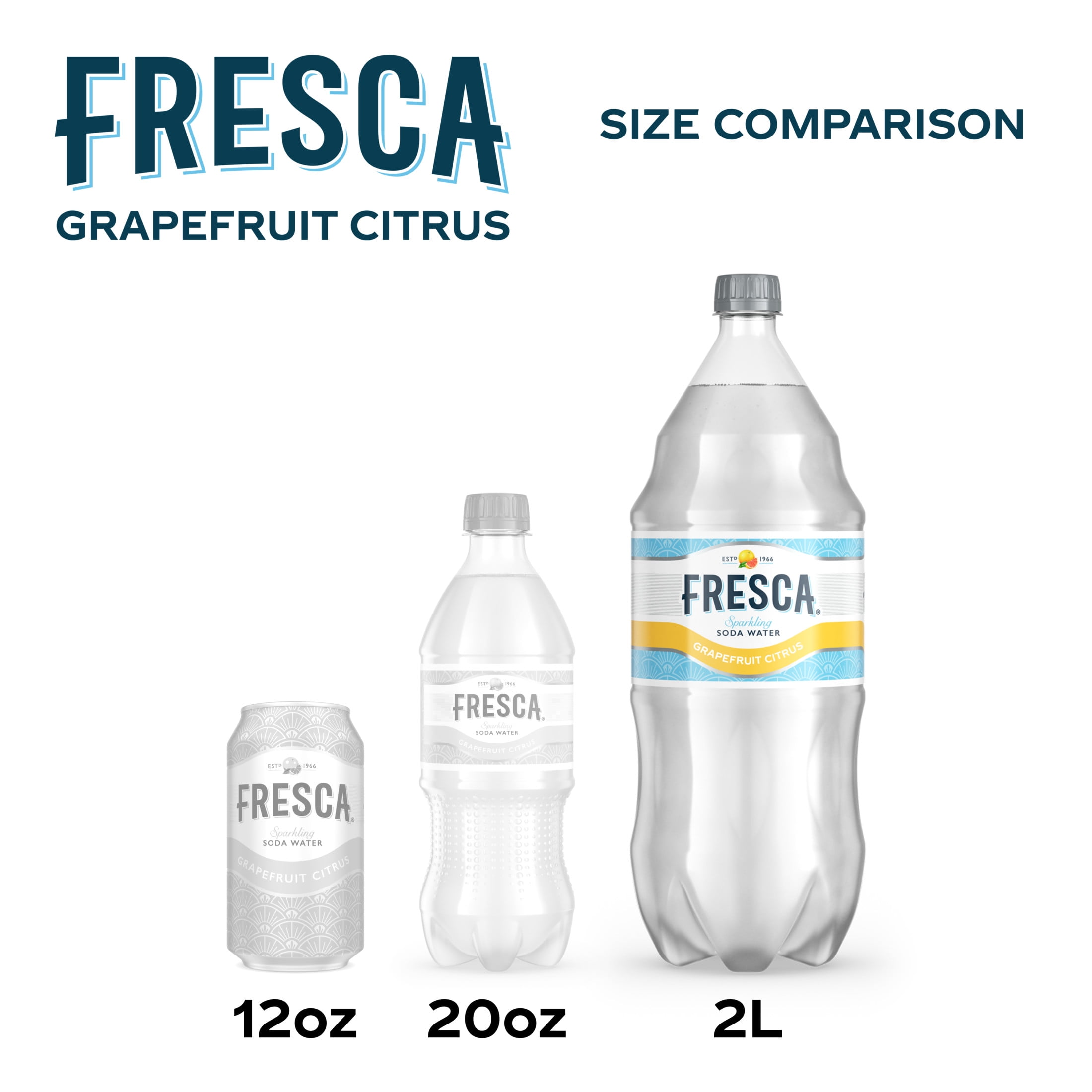 Fresca Citrus Soda Pop Bottle, 2 Liters