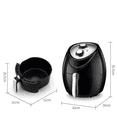 thumbnail image 7 of Air Fryer A New Generation of Smart Fume Free Household 1500W High Power 5.5L Large Capacity Electric Fryer French Fries Machine, 7 of 7