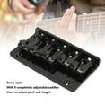thumbnail image 3 of Bass Bridge Adjustable Saddles High Stability Zinc Alloy Material 5 String Electric Bass Replacement Bridge, 3 of 7
