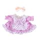 thumbnail image 5 of Vestido de muñeca de 38cm Hugo trajes de muñeca disfraz adorable ropa de verano para niñas pequeñas fiesta de cumpleaños púrpura, 5 of 9